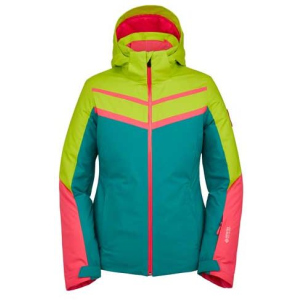 Гірськолижна куртка Spyder Captivate Gtx Infinium 38203038-442 8 Зелена з рожевим та бірюзовим (192636167605) краща модель в Луцьку